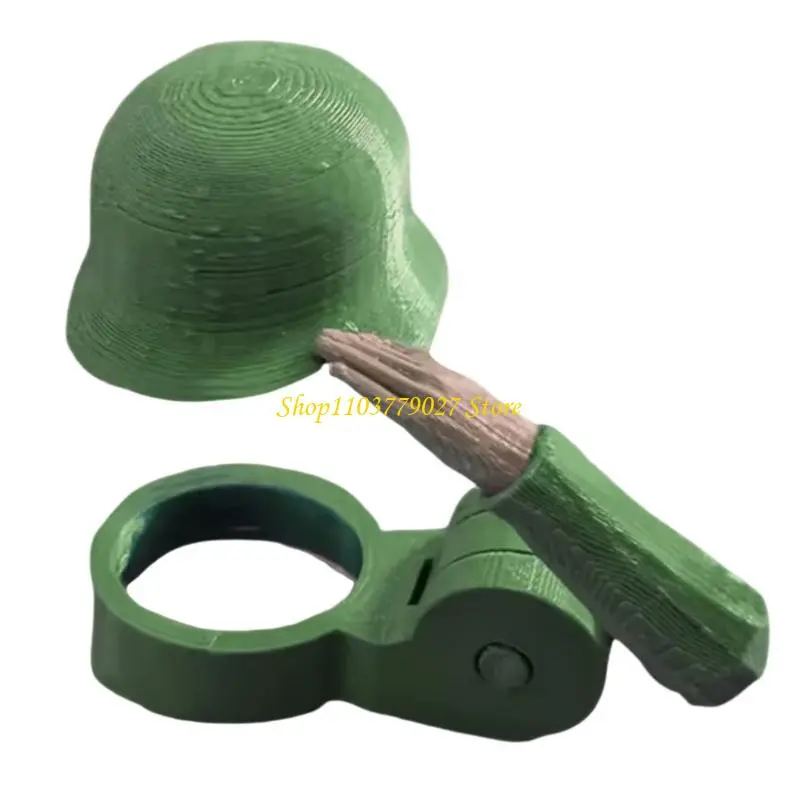 C4DF Soldier Salutes Beer Bottle Toppers User friendly Bottle Cover for Home Gatherings and Outdoor Picnics