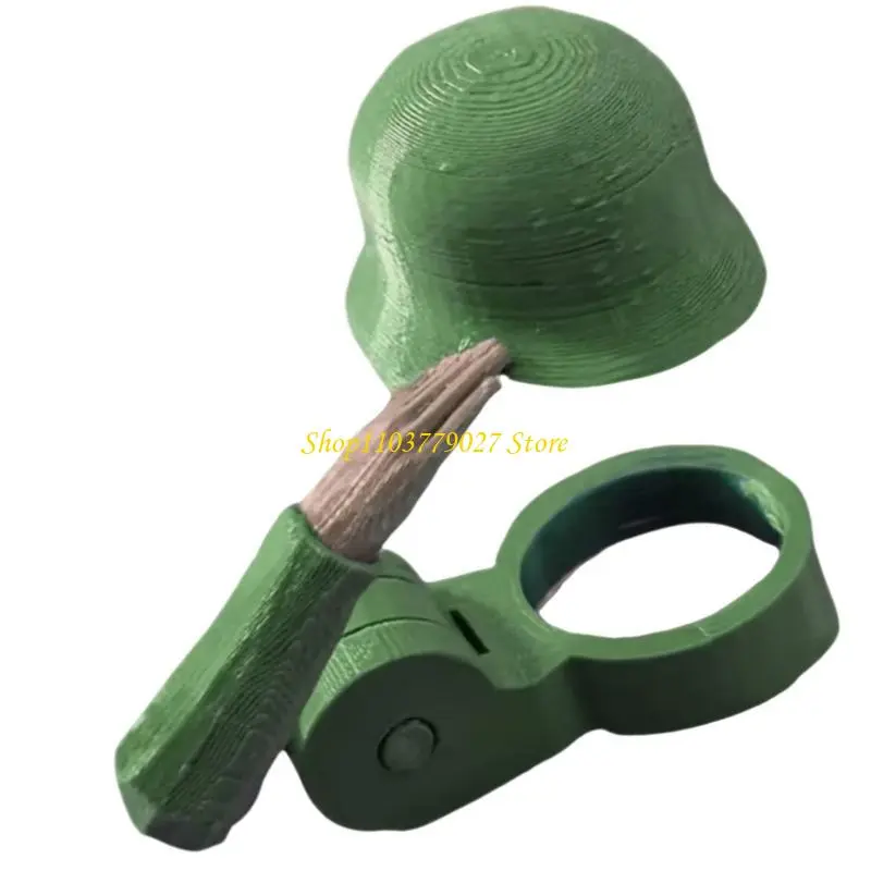 C4DF Soldier Salutes Beer Bottle Toppers User friendly Bottle Cover for Home Gatherings and Outdoor Picnics