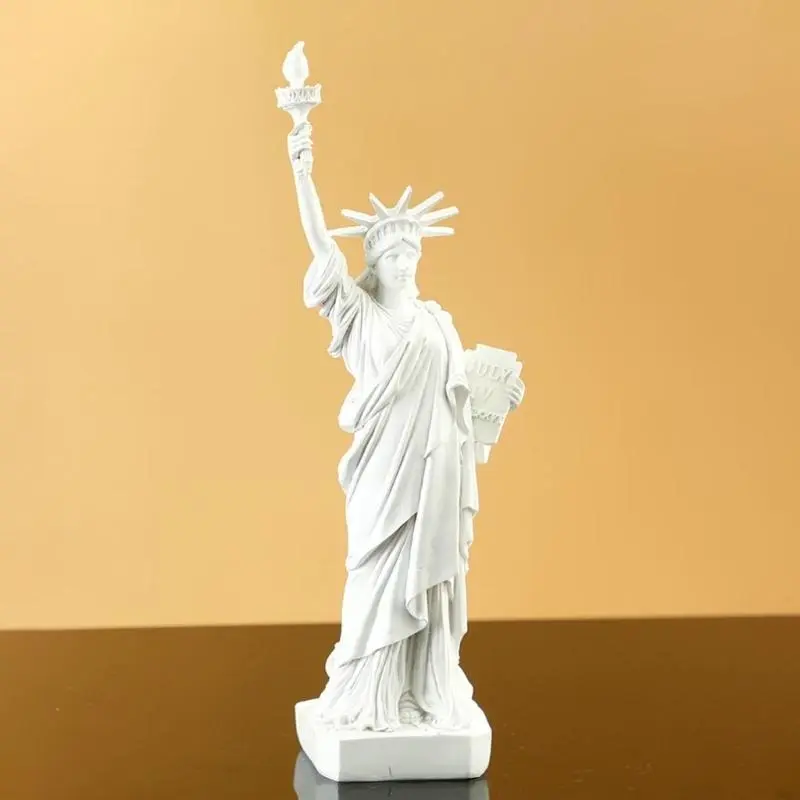 C4DF Unique 12inch Libertys Statue Ornament with Coppers Tint for Gift Giving Party