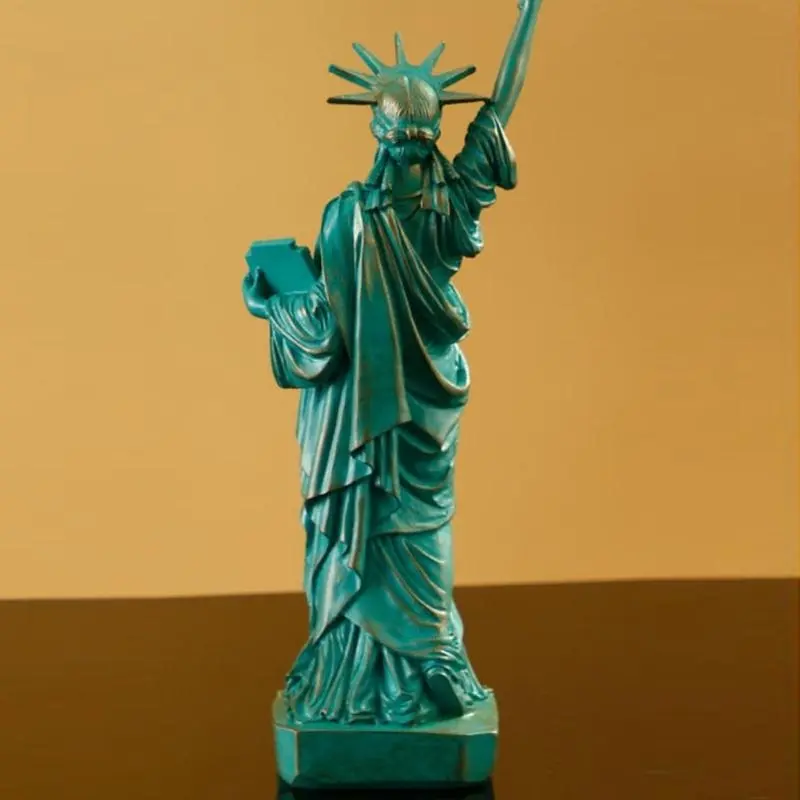 C4DF Unique 12inch Libertys Statue Ornament with Coppers Tint for Gift Giving Party