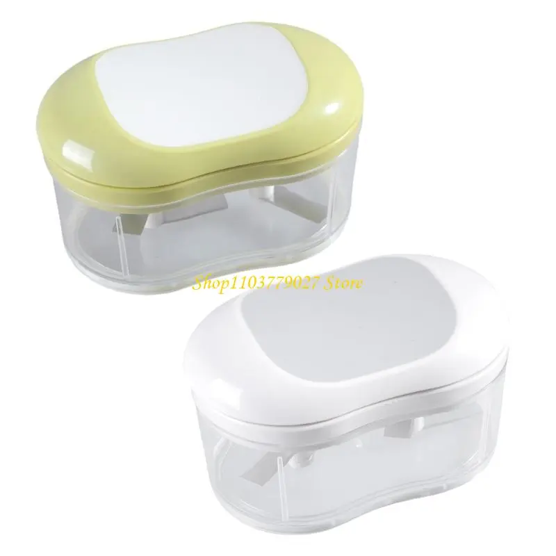 C4DF Portable Handheld Chopper for Garlic and Vegetable Preparation Kitchen Tool