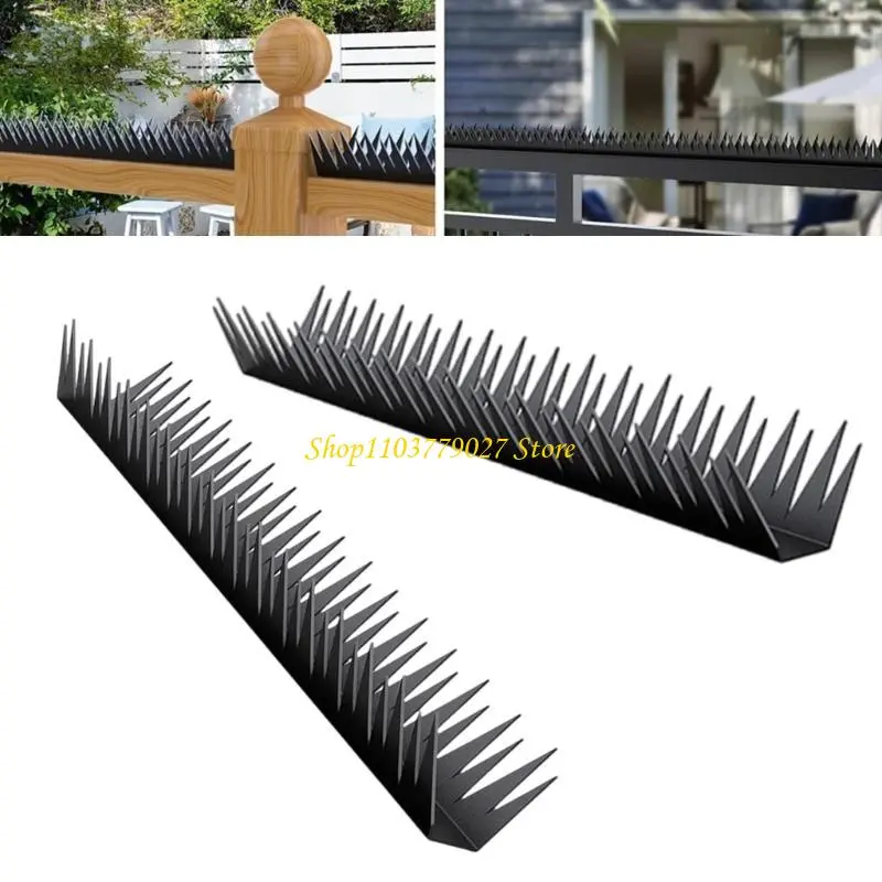C4DF 6Pieces Security Wall Spikes Antibird Spikes For Deterring Intruders Effectively