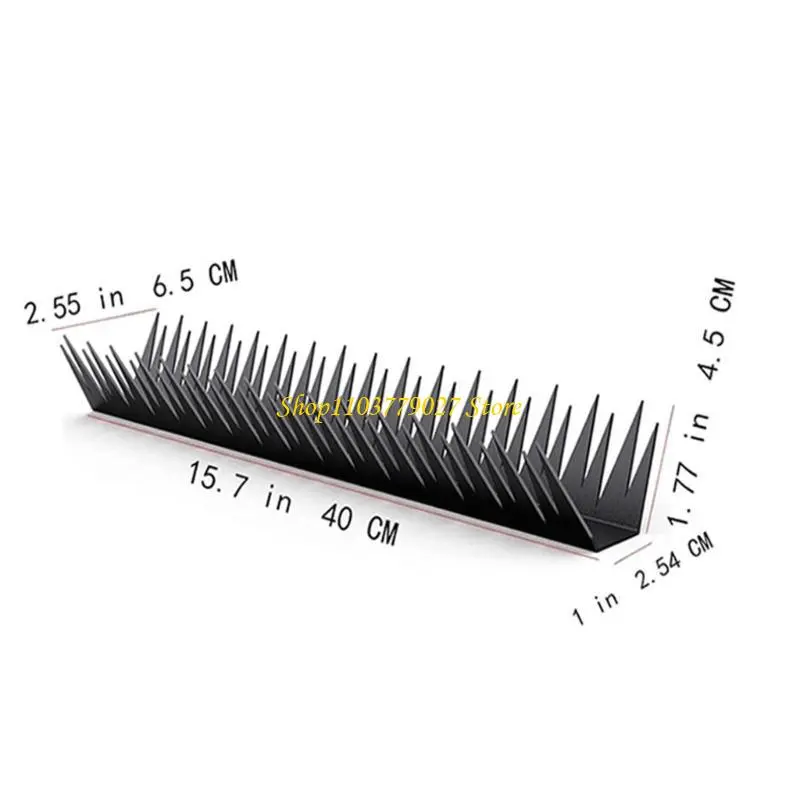C4DF 6Pieces Security Wall Spikes Antibird Spikes For Deterring Intruders Effectively