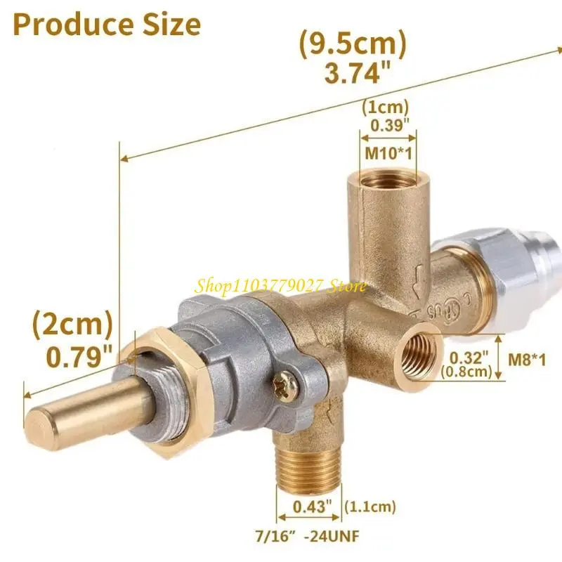 C4DF Room Space Heater Main Control Valves Gas Control Brass Safety Valves Enduring