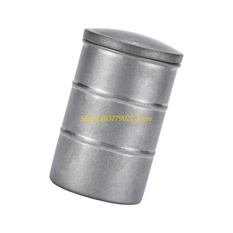 C4DF 304 Stainless Steel Coffee Bean Storage Canister Vacuum Seal Preservation Jar with Lid Kitchen Organization