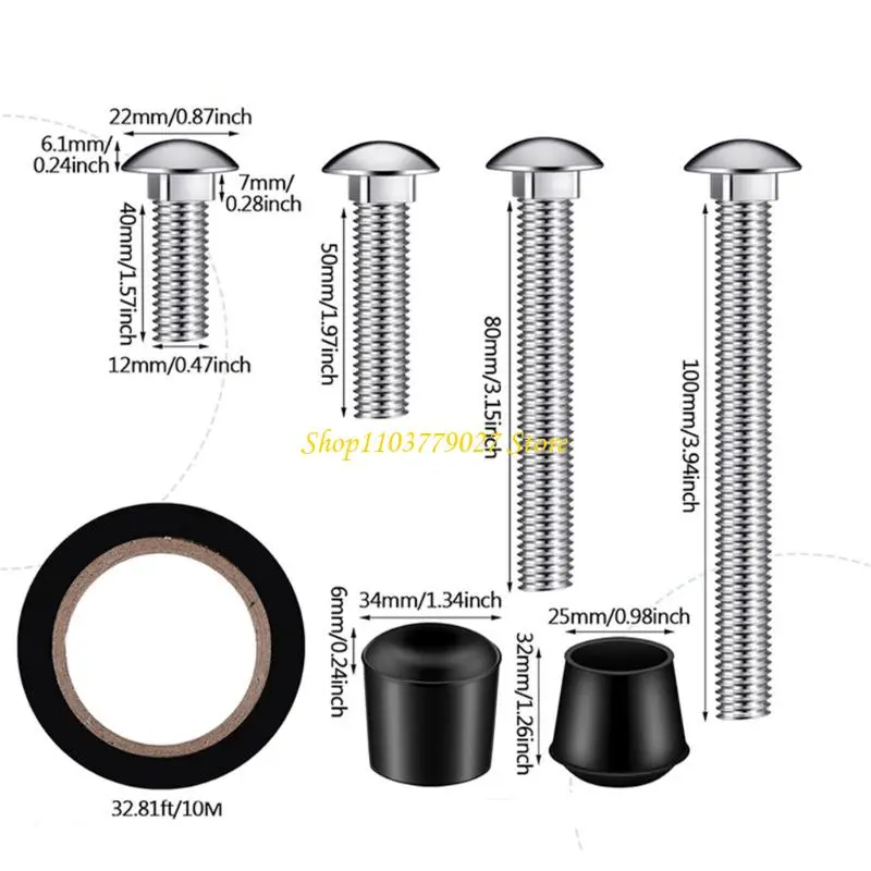 C4DF Flagpole Stabilizers Kits with Anti Corrosion Design for Outdoor Flags Equipment