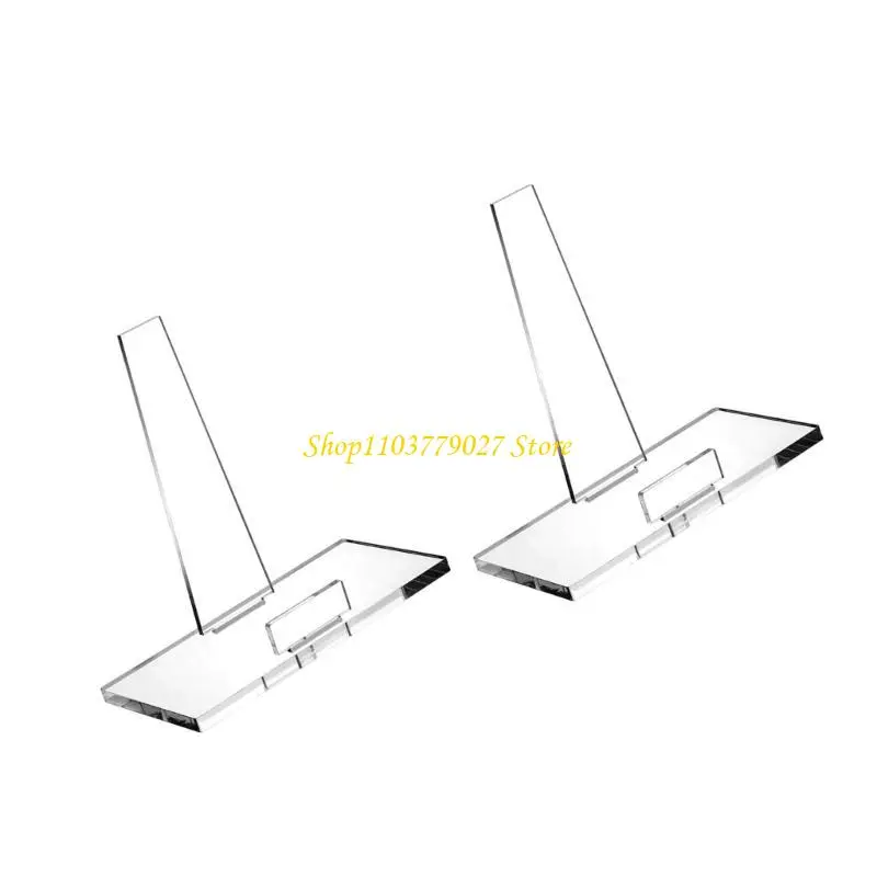 C4DF Multipurpose Acrylic Holder for Frame and Artwork Display Stand Home Office Use