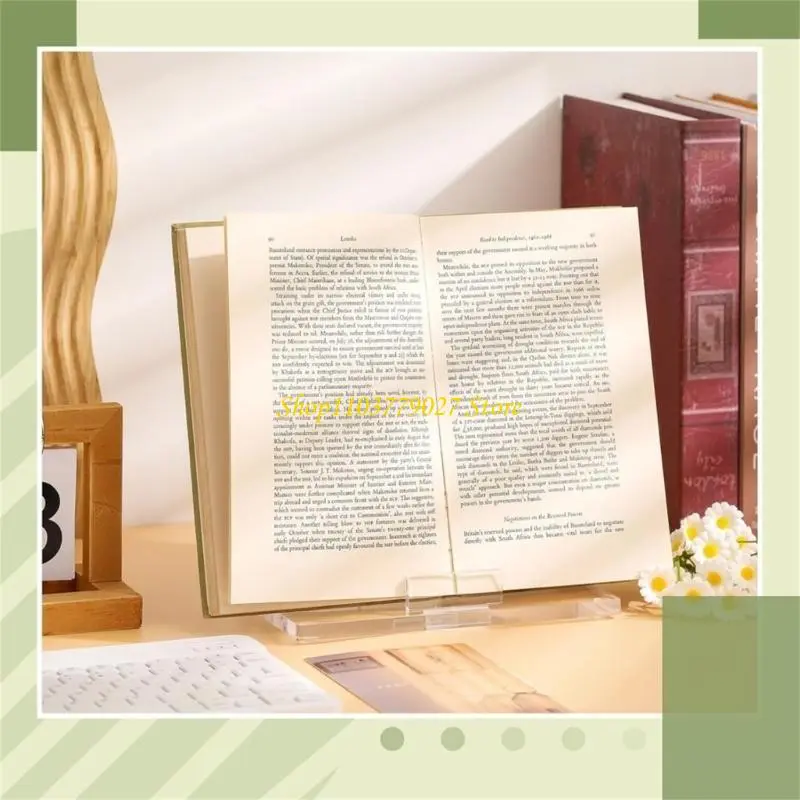 C4DF Multipurpose Acrylic Holder for Frame and Artwork Display Stand Home Office Use