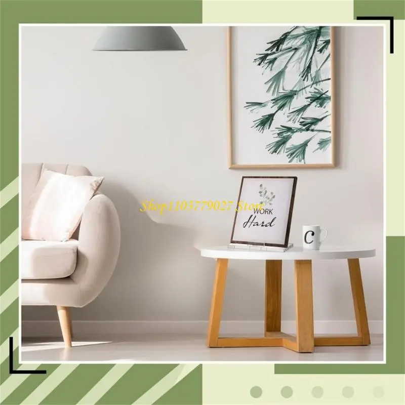 C4DF Multipurpose Acrylic Holder for Frame and Artwork Display Stand Home Office Use