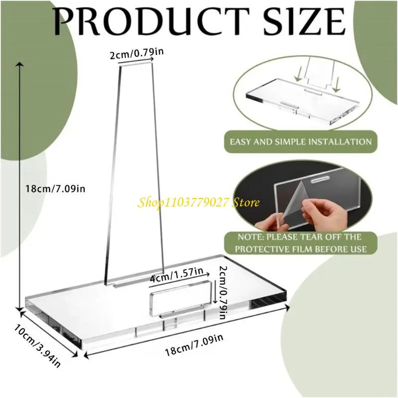 C4DF Multipurpose Acrylic Holder for Frame and Artwork Display Stand Home Office Use