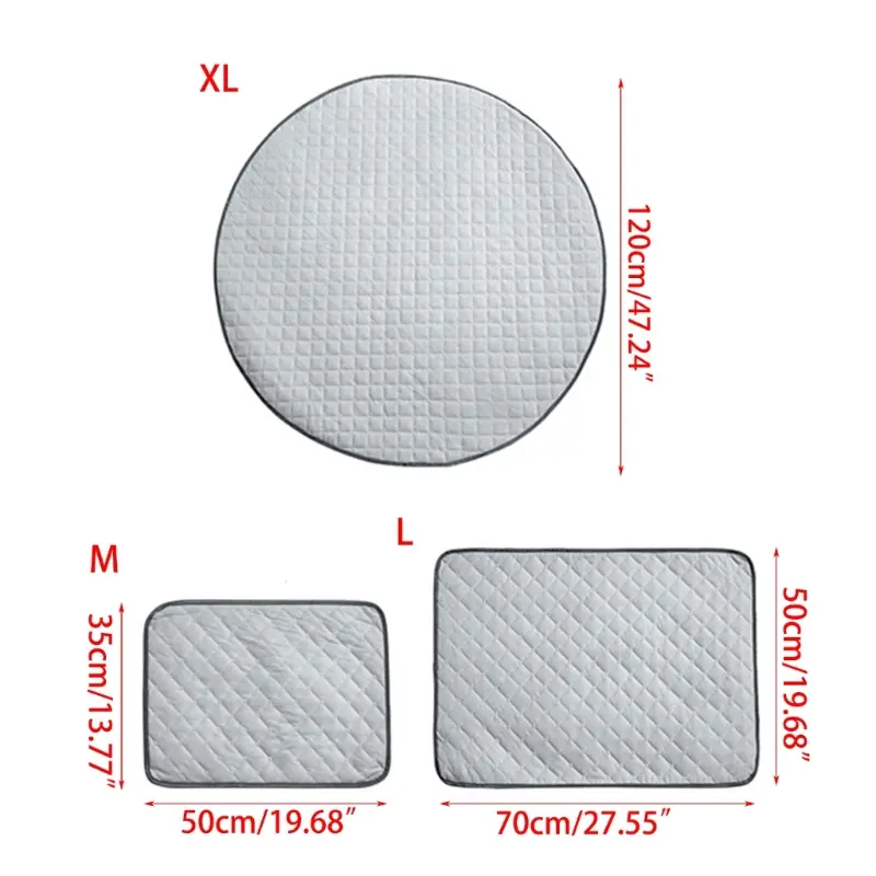 Y1UB Reusable Pet Piddle Pad Pads for Dogs, Puppies, Doggie Leakproof Multi-size