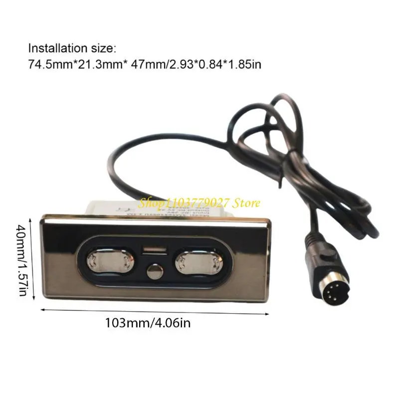 C4DF Double Motor Recliner Remote Waterproof Switches Instants Resets Function Designs