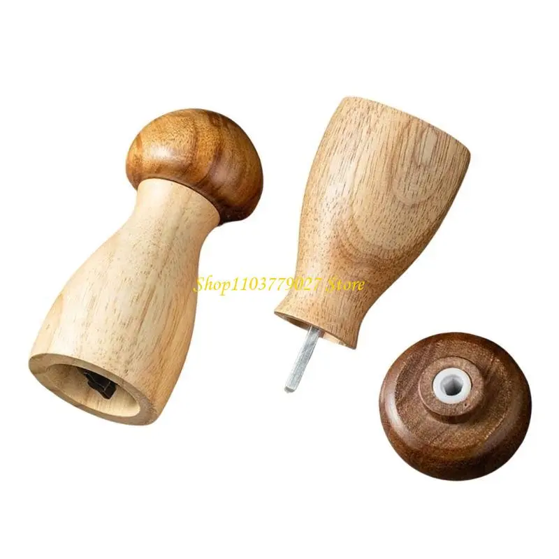 C4DF Natural Mill for Sea Salt and Black Peppers Practical Manual Spices Grinder Kitchen Utensils for Cooking Lover