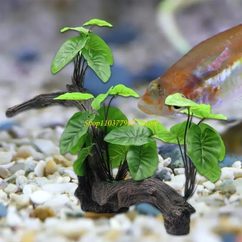 C4DF Fish Tanks Decorative Aquariums Landscaping Trees Resins Aquariums Decoration