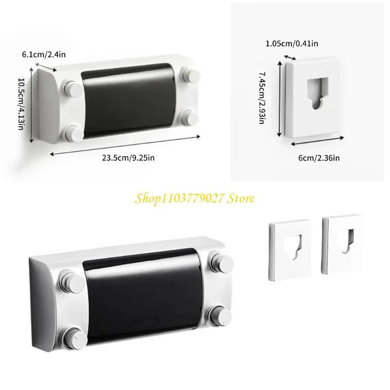 C4DF Retractable Clothesline Indoor Wall Mounted Expandable Laundry Drying Line With Double Steel Wire for Small Apartments