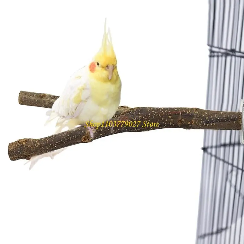 C4DF 8pcs Bird Chew Toy Platform Cage Toy Grinding Clean Toy Parrots Scrubing