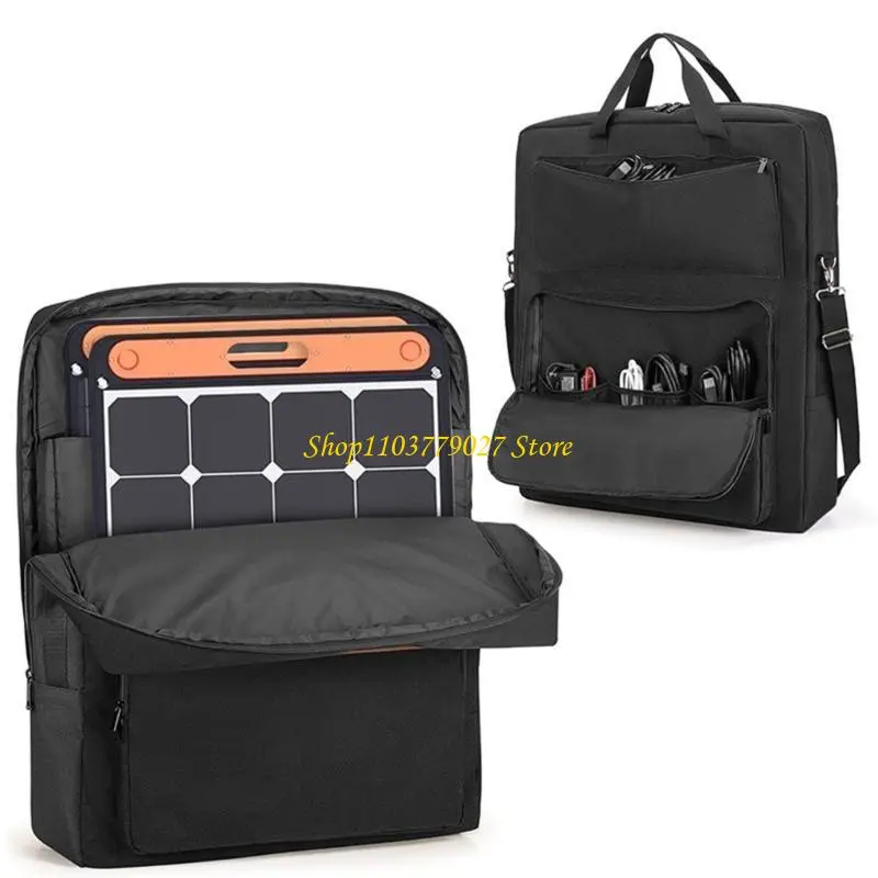 C4DF Sturdy Canvas Solars Panel Storage Bag for Safe and Secure Transportation