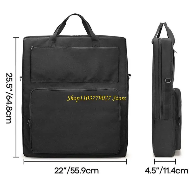 C4DF Sturdy Canvas Solars Panel Storage Bag for Safe and Secure Transportation