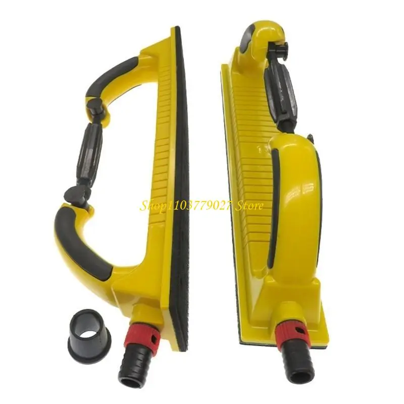 C4DF Flexible Hand Sandings Block for Sturdy Nylon Materials and Paint Stripping with Rotating Adjustable Handle Designs