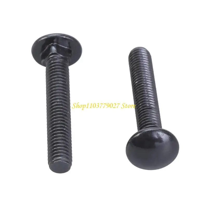 C4DF 25Pieces M8x60mm Stainless Steel Carriages Bolts and Nut for Indoor Use