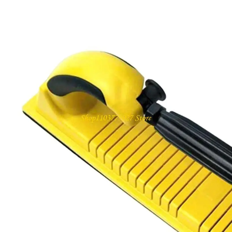 C4DF Flexible Hand Sandings Block for Sturdy Nylon Materials and Paint Stripping with Rotating Adjustable Handle Designs