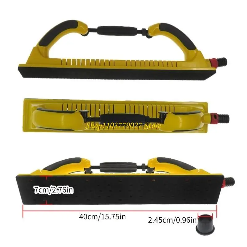 C4DF Flexible Hand Sandings Block for Sturdy Nylon Materials and Paint Stripping with Rotating Adjustable Handle Designs