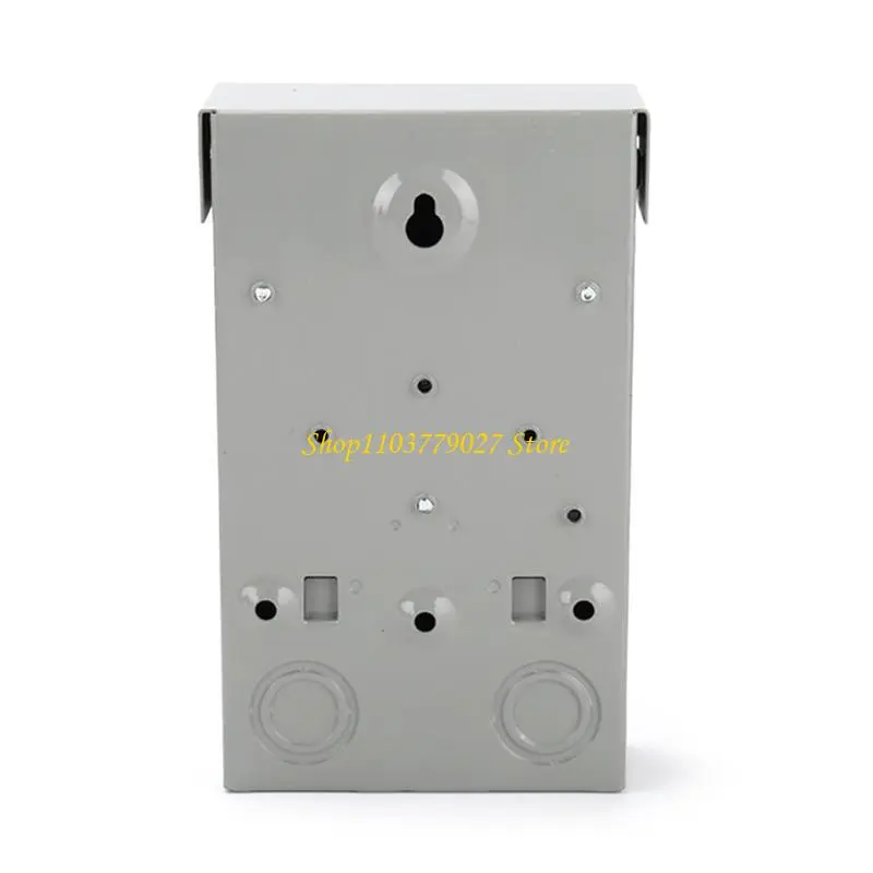 C4DF Practical Outdoor 30Amp Disconnects Switches Waterproof Stainless Steel Box for Air Conditioning Without Fused Designs