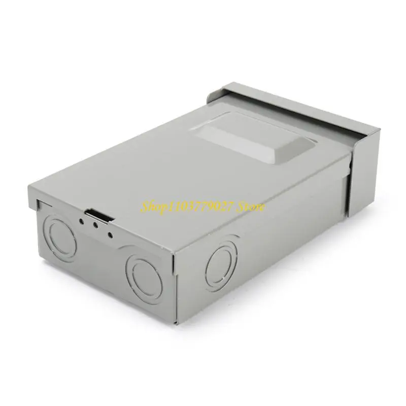 C4DF Practical Outdoor 30Amp Disconnects Switches Waterproof Stainless Steel Box for Air Conditioning Without Fused Designs