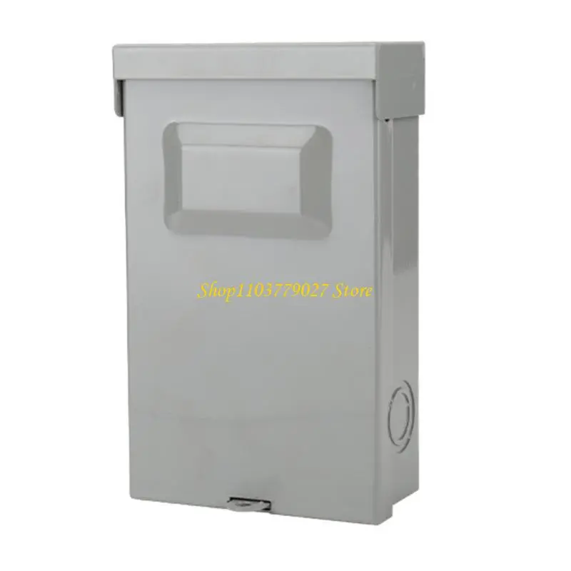 C4DF Practical Outdoor 30Amp Disconnects Switches Waterproof Stainless Steel Box for Air Conditioning Without Fused Designs