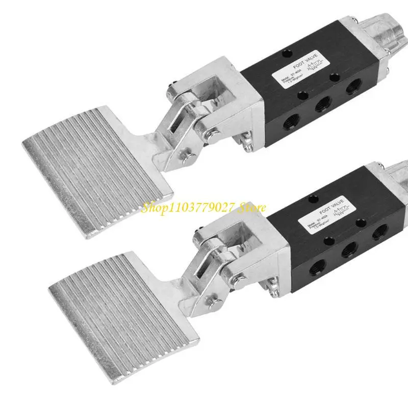 C4DF 2 Position 5 way Foot Control Switches 1/4inch Pneumatic Foot Pedal Valves