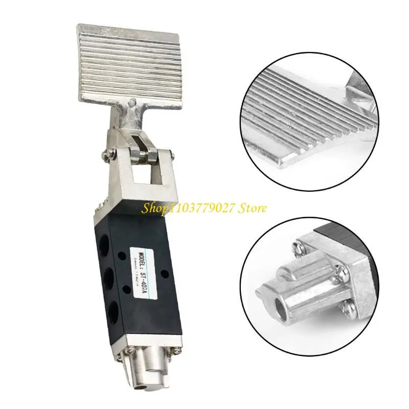 C4DF 2 Position 5 way Foot Control Switches 1/4inch Pneumatic Foot Pedal Valves