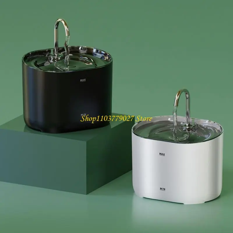 C4DF Large Capacity Spacious Water Dispenser Hygienic Dog Waterer Pet Water Fountains