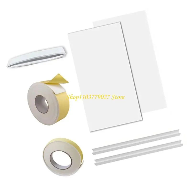 C4DF Complete Window Plastic Panel Set for Heat Retention and Draft Prevention