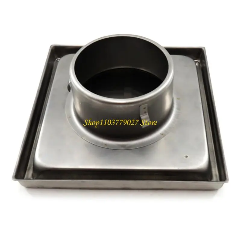 C4DF Stainless Steel Air Vent Duct Grills Replacement Ventilation Grille Ventilation Cover Air Outlet External Wall Rain Caps