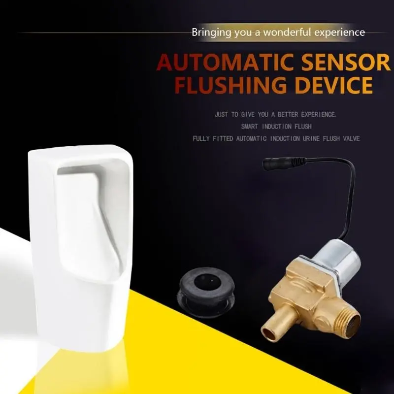 C4DF Sturdy Battery Power Urinal Sensors Valves Easy Installation and Maintenance