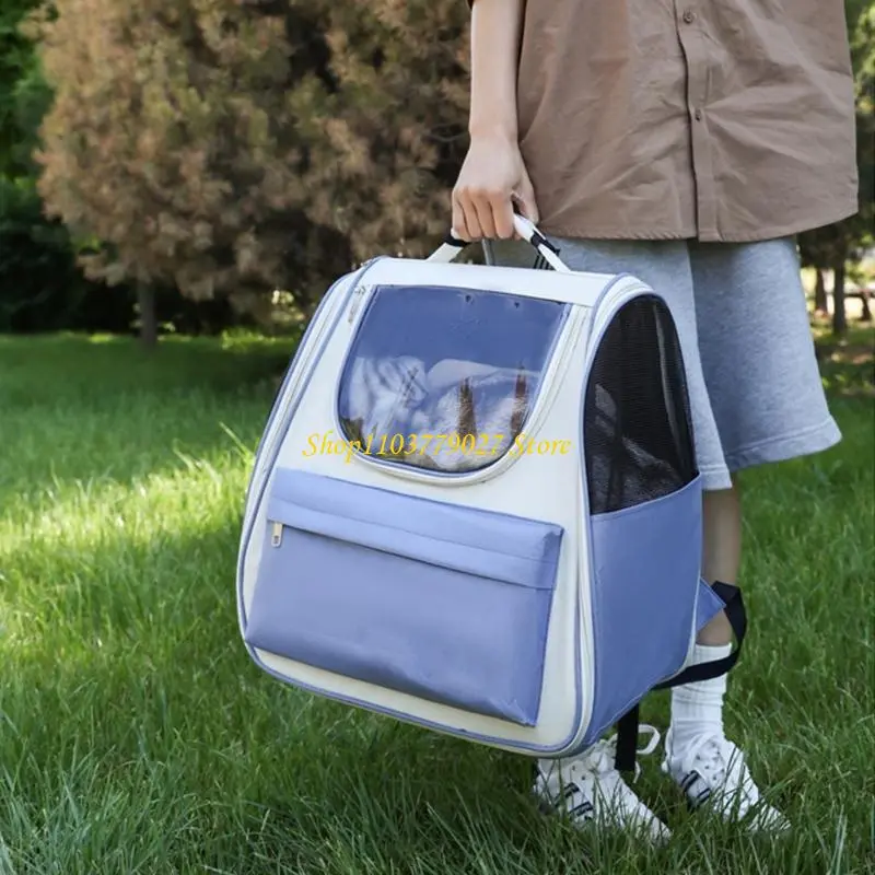 C4DF Cats Carriers Bag Spacious Bag for Travel Soft Shoulder Bag Large Capacity