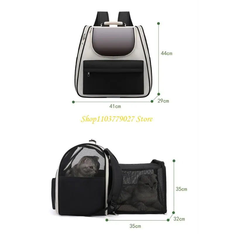 C4DF Cats Carriers Bag Spacious Bag for Travel Soft Shoulder Bag Large Capacity
