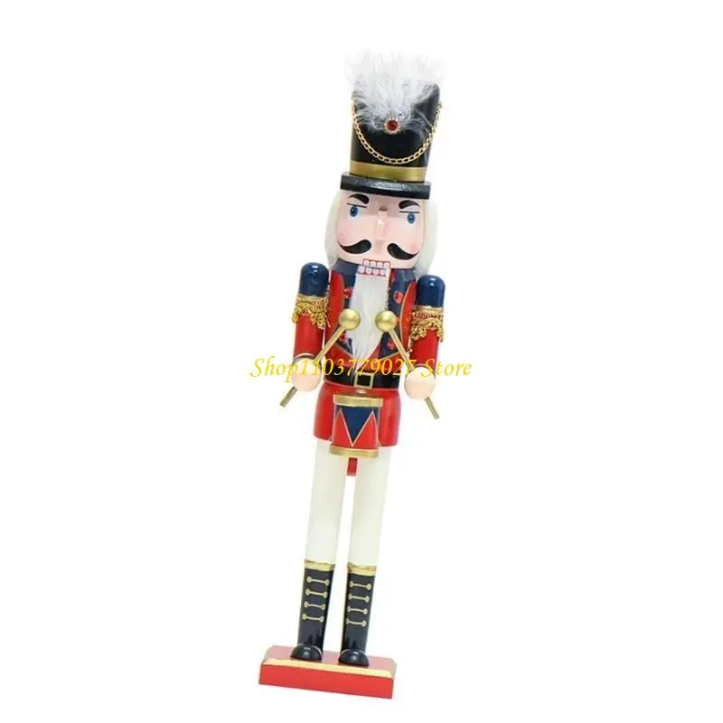 C4DF Sturdy Nutcrackers Soldiers Christmas Fireplaces Decorations Ornament