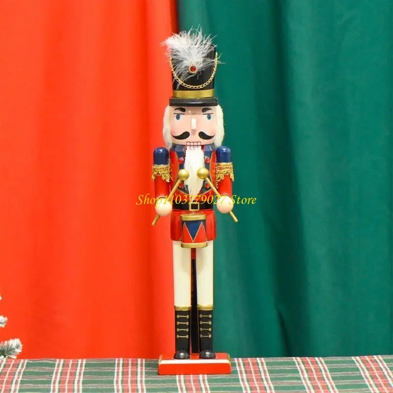 C4DF Sturdy Nutcrackers Soldiers Christmas Fireplaces Decorations Ornament