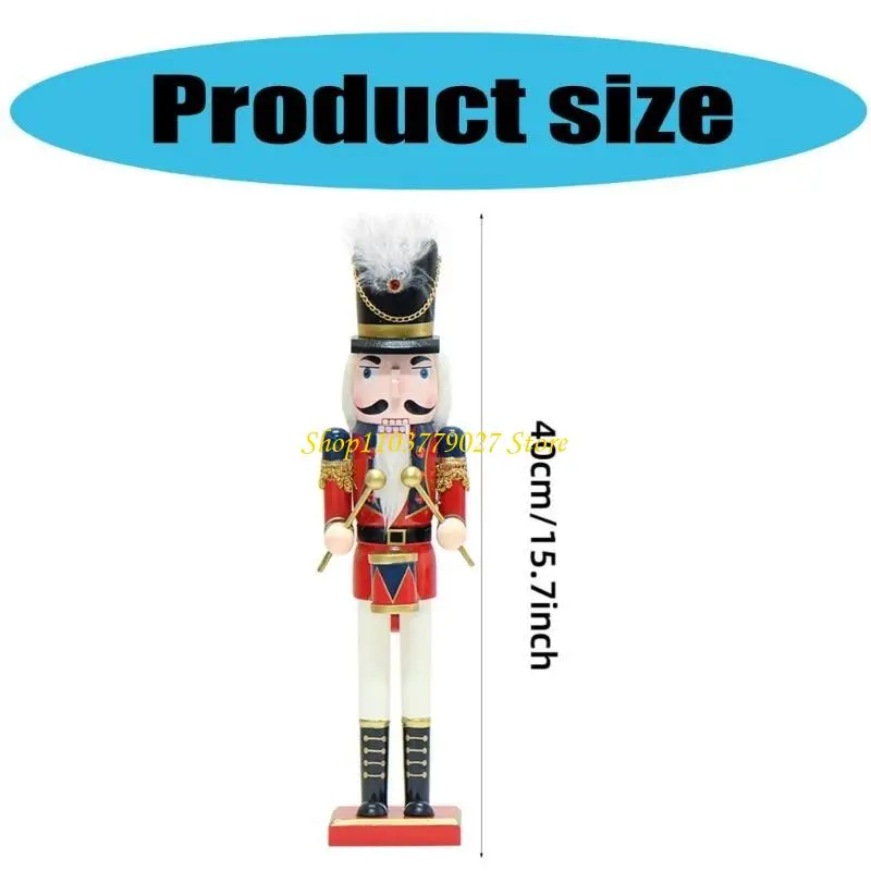 C4DF Sturdy Nutcrackers Soldiers Christmas Fireplaces Decorations Ornament