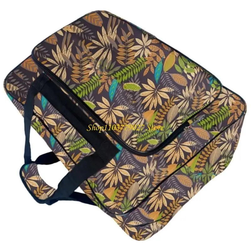 C4DF Sewing Equipment Supplies Home Storage Bag Convenient Sturdy Nylon Carry Bag with Multiple Compartments for Hobbyists