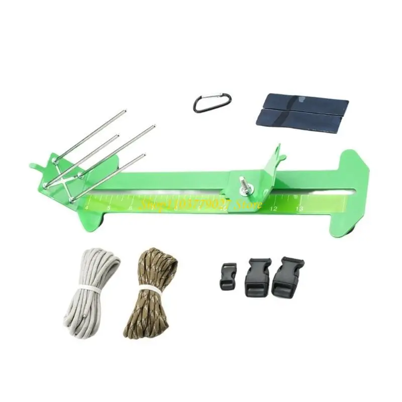 C4DF Paracord Bracelets Jig Tool Stainless Steel Braiding Tool For Weaving Parachute Cord Bracelets Wristbands Decorations