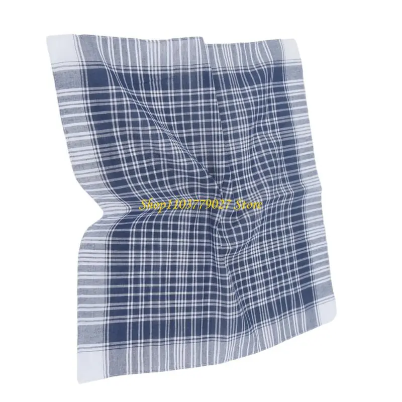 C4DF Classical Handkerchiefs Soft Fabric Washcloth With Strong Absorbency Towel Wash Cloths Antibacterials Features Washcloth