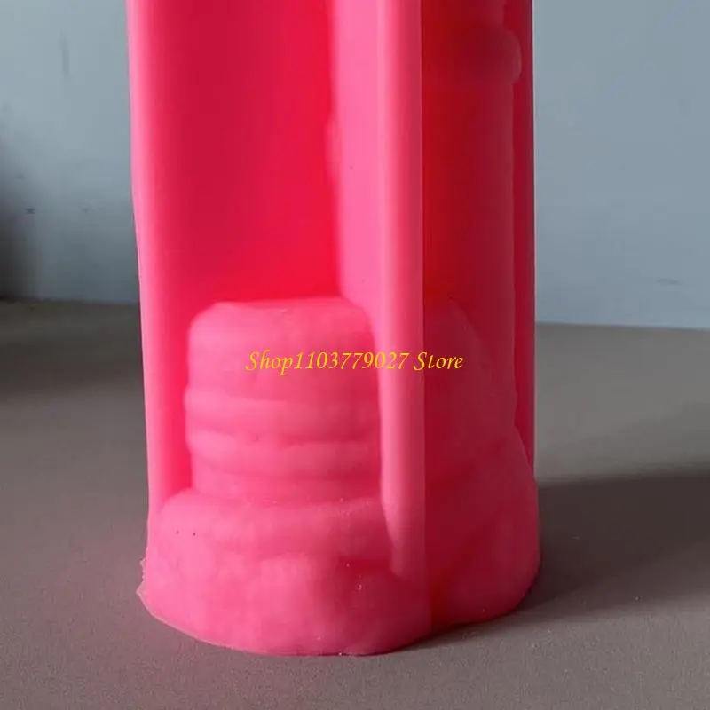C4DF 3D Lighthouse Cup Molds Flower Pots Molds Silicone Mould Craft Supplies