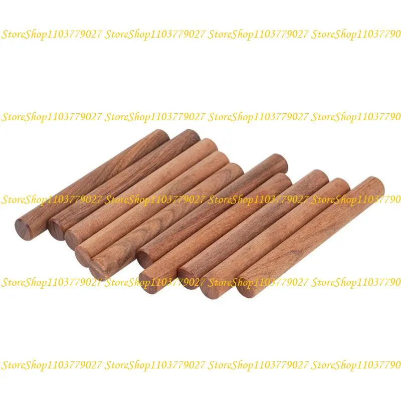 C4DF 30Pcs Hard Grooved Plugs Cabinet Drawer Round Fluted Craft Dowel Pins