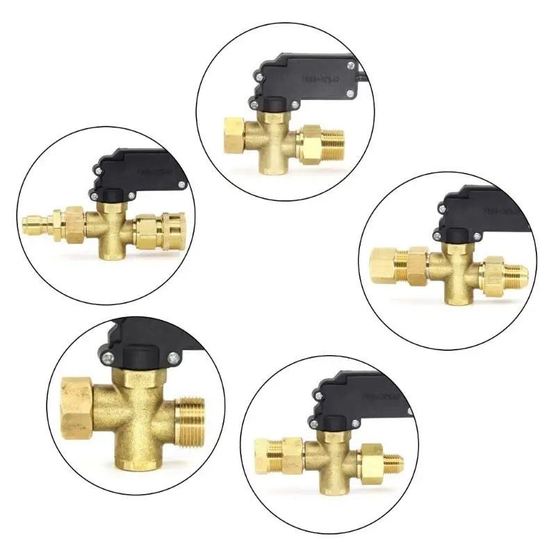 C4DF Heavy Duty Automatic Pressure Sensors Switches For 55/58 360 Portable Vehicle Washer Machine Plastic Brass Construction