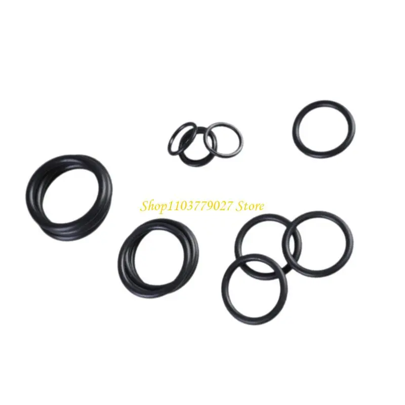 C4DF 1200Pcs Nitrile Rubber O Rings Kits Rubber O Rings Sealing Gasket Washer Seal Assortment Set Resist Oil and Heat O Rings