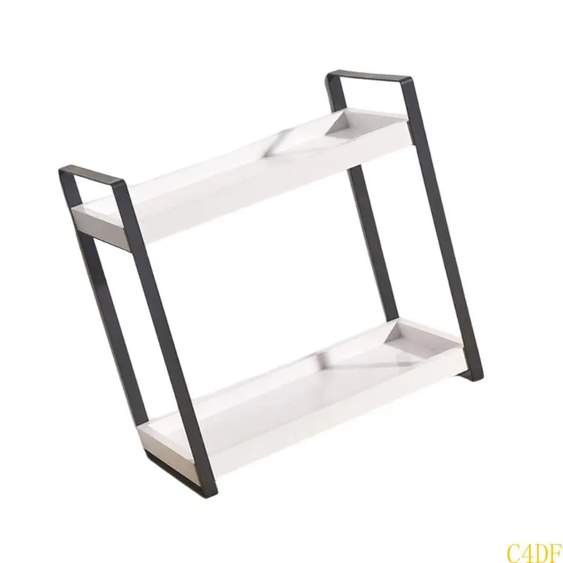 C4DF Bathroom Organizers Shelf for Cosmetic and Spices Storage Solution