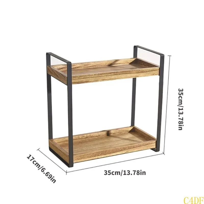 C4DF Bathroom Organizers Shelf for Cosmetic and Spices Storage Solution
