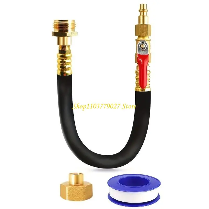 C4DF Campers Winterizing Kits Sprinkler Winterizing Blowout Kits with Shut Close Valves for Motorhome Boat Campers Travel